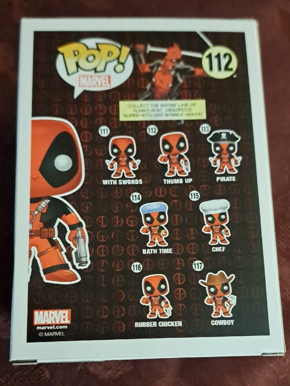 Funko Pop Deadpool Bobblehead 112